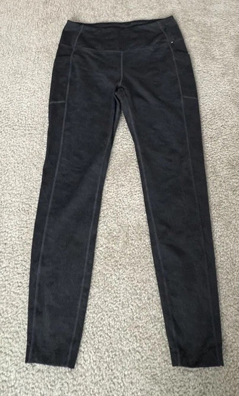 Mondetta Performance Luxury Womens L dark grey High Rise Pocket Leggings Yoga